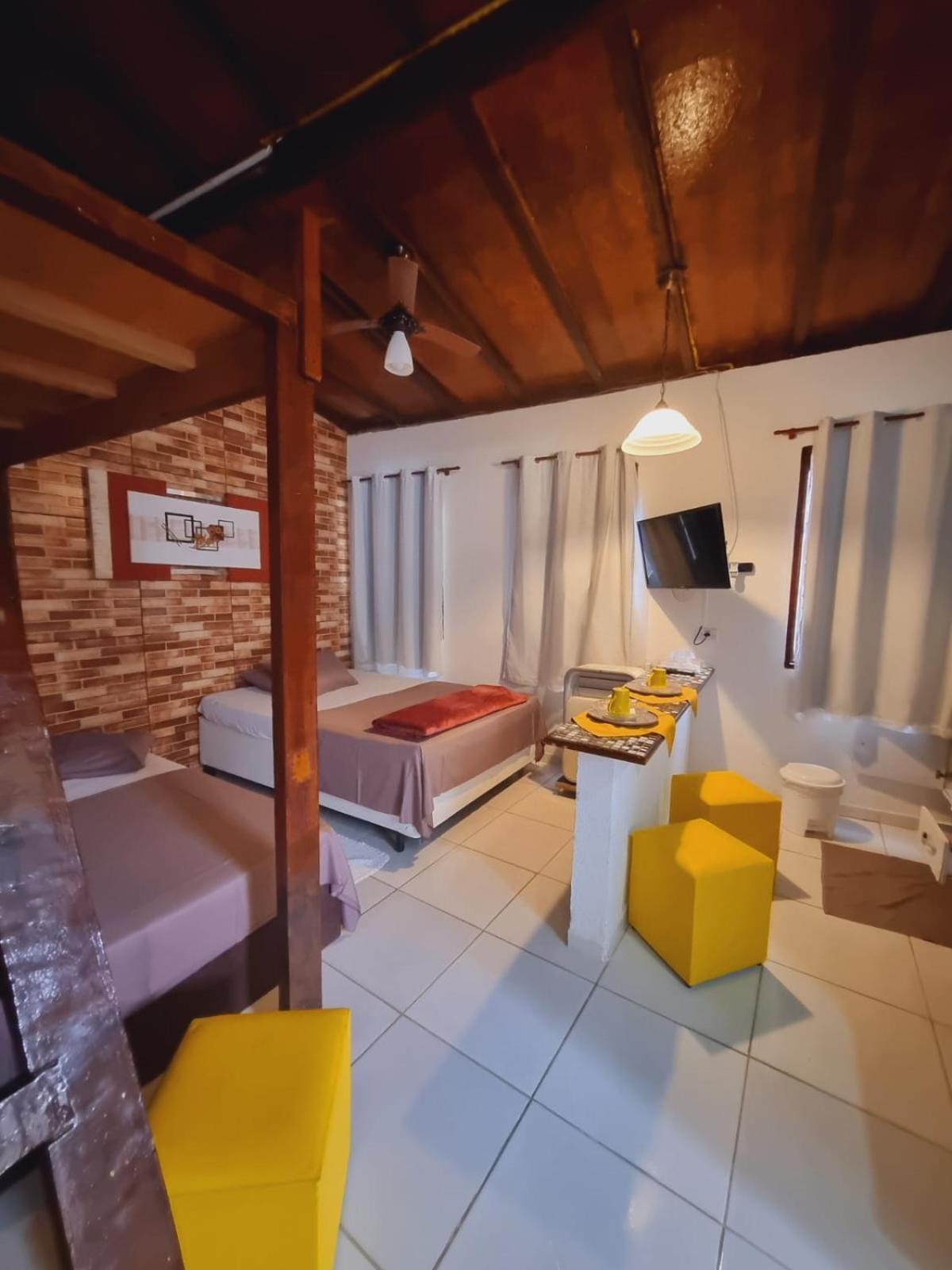 Pousada Recanto Dos Mares-Chales E Suites-Proximo Do Sesc Bertioga-Sp エクステリア 写真